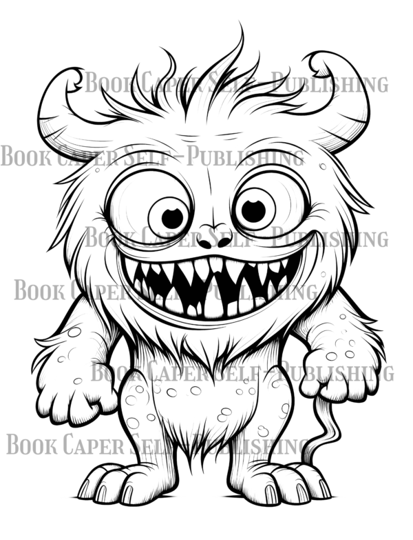 Monster Realm Coloring Book: From Kids to Adults, Fun Coloring for All