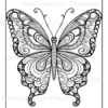 Mandala Butterflies Coloring Book: Anti-Stress, Anxiety, and Relaxation For Adults and Teens
