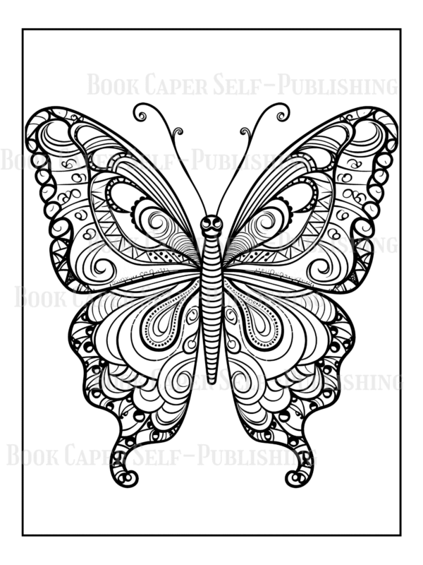 Mandala Butterflies Coloring Book: Anti-Stress, Anxiety, and Relaxation For Adults and Teens