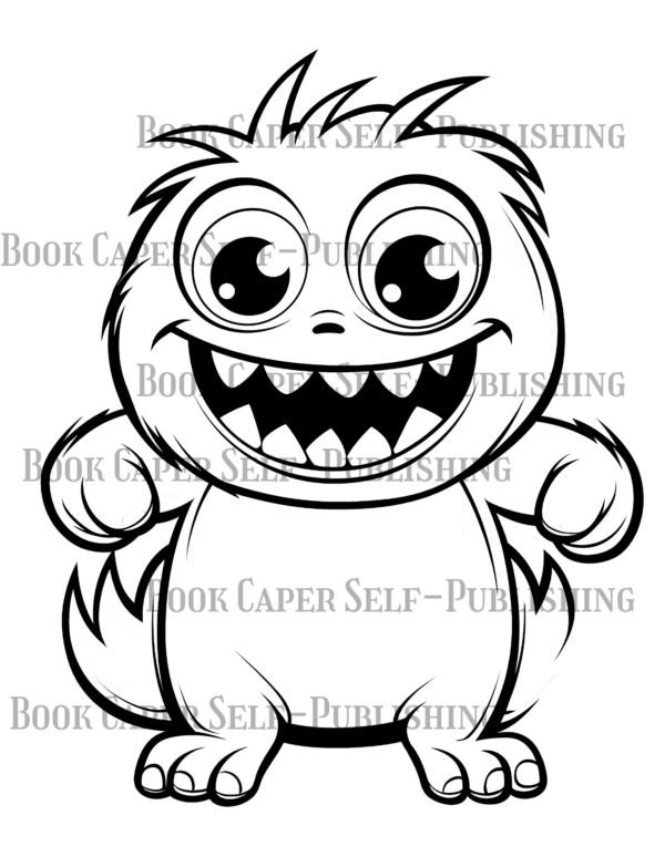 Monster Realm Coloring Book: From Kids to Adults, Fun Coloring for All