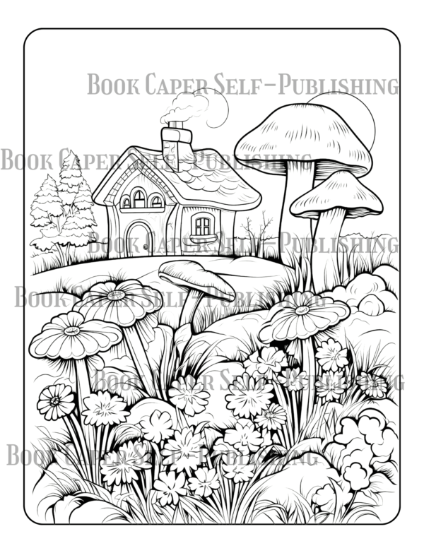 Cottagecore Coloring Book: For Adults and Teens