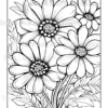 Wildflower Dreams Coloring Book: For Seniors, Women, Men, Girls and Boys