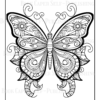 Mandala Butterflies Coloring Book: Anti-Stress, Anxiety, and Relaxation For Adults and Teens