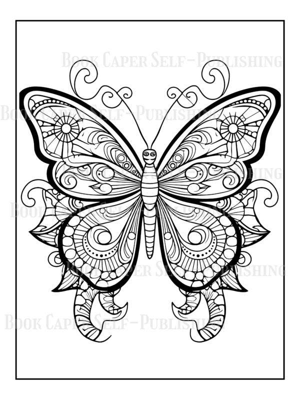 Mandala Butterflies Coloring Book: Anti-Stress, Anxiety, and Relaxation For Adults and Teens