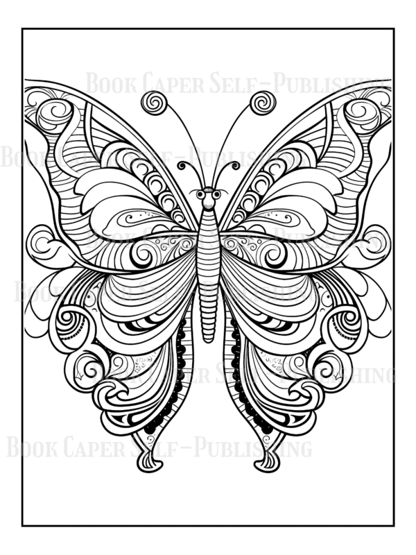 Mandala Butterflies Coloring Book: Anti-Stress, Anxiety, and Relaxation For Adults and Teens