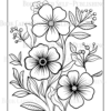 Wildflower Dreams Coloring Book: For Seniors, Women, Men, Girls and Boys