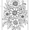 Wildflower Dreams Coloring Book: For Seniors, Women, Men, Girls and Boys