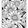 Wildflower Dreams Coloring Book: For Seniors, Women, Men, Girls and Boys