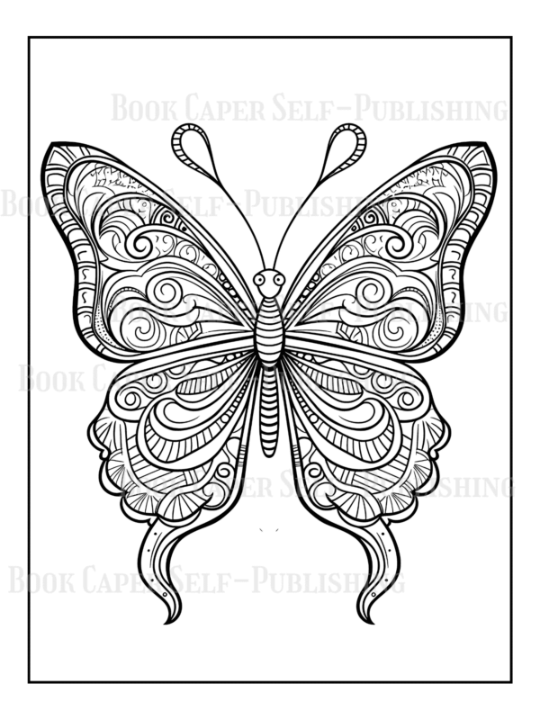 Mandala Butterflies Coloring Book: Anti-Stress, Anxiety, and Relaxation For Adults and Teens