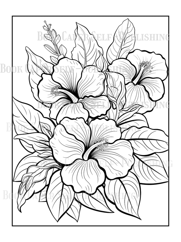 Wildflower Dreams Coloring Book: For Seniors, Women, Men, Girls and Boys