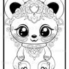 Mandala Panda Coloring Book: Relaxation and Stress Relief for Adults and Teens