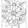 Wildflower Dreams Coloring Book: For Seniors, Women, Men, Girls and Boys