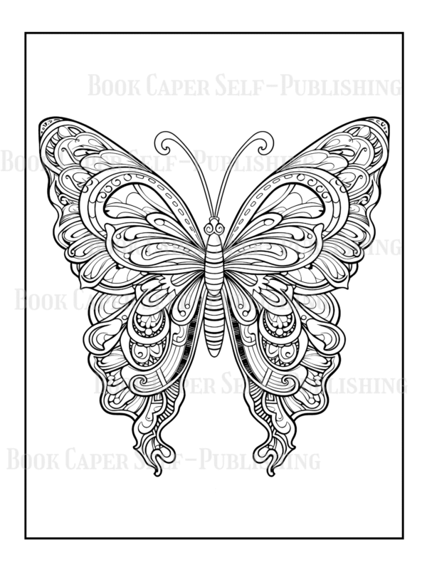 Mandala Butterflies Coloring Book: Anti-Stress, Anxiety, and Relaxation For Adults and Teens