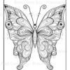 Mandala Butterflies Coloring Book: Anti-Stress, Anxiety, and Relaxation For Adults and Teens