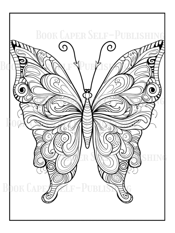 Mandala Butterflies Coloring Book: Anti-Stress, Anxiety, and Relaxation For Adults and Teens