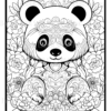 Mandala Panda Coloring Book: Relaxation and Stress Relief for Adults and Teens
