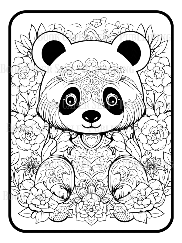 Mandala Panda Coloring Book: Relaxation and Stress Relief for Adults and Teens