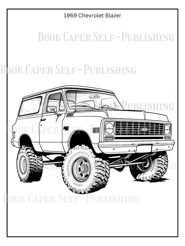 Classic Cars and Trucks Coloring Book: Anti-Stress, Anxiety, and Relaxation For Adults, Teens, and Kids