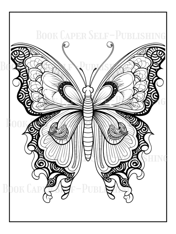 Mandala Butterflies Coloring Book: Anti-Stress, Anxiety, and Relaxation For Adults and Teens