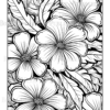 Wildflower Dreams Coloring Book: For Seniors, Women, Men, Girls and Boys