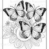 Mandala Butterflies Coloring Book: Anti-Stress, Anxiety, and Relaxation For Adults and Teens