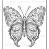 Mandala Butterflies Coloring Book: Anti-Stress, Anxiety, and Relaxation For Adults and Teens