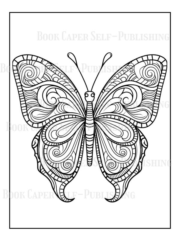 Mandala Butterflies Coloring Book: Anti-Stress, Anxiety, and Relaxation For Adults and Teens