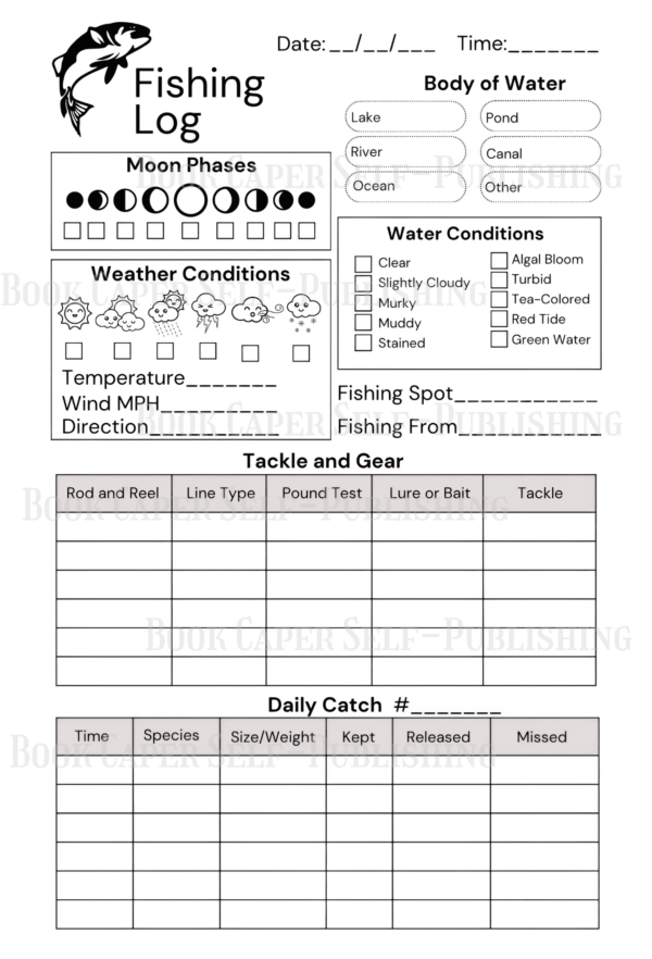 Gone Fishing: A Fisherman's Log, Your Comprehensive Journal