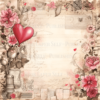 Valentine's Day Delights: Whispers of Romance Scrapbooking Patterns