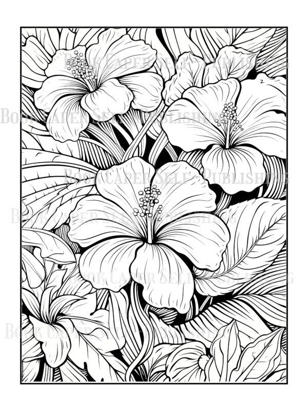 Wildflower Dreams Coloring Book: For Seniors, Women, Men, Girls and Boys