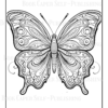 Mandala Butterflies Coloring Book: Anti-Stress, Anxiety, and Relaxation For Adults and Teens