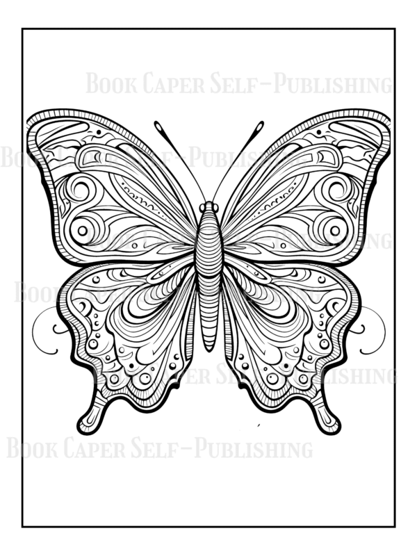 Mandala Butterflies Coloring Book: Anti-Stress, Anxiety, and Relaxation For Adults and Teens