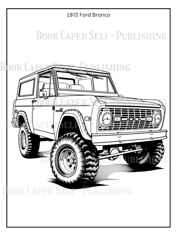 Classic Cars and Trucks Coloring Book: Anti-Stress, Anxiety, and Relaxation For Adults, Teens, and Kids