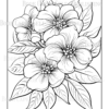Wildflower Dreams Coloring Book: For Seniors, Women, Men, Girls and Boys