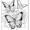 Mandala Butterflies Coloring Book: Anti-Stress, Anxiety, and Relaxation For Adults and Teens