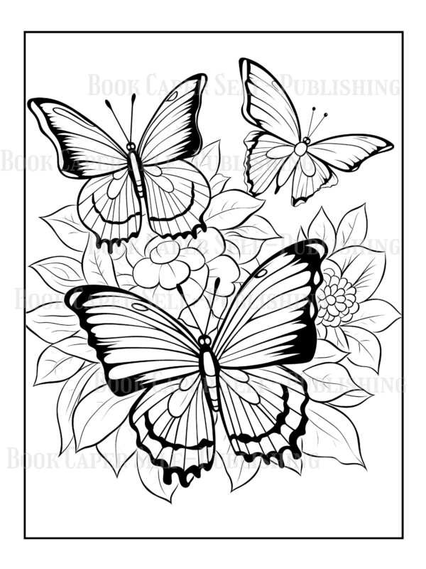 Mandala Butterflies Coloring Book: Anti-Stress, Anxiety, and Relaxation For Adults and Teens