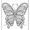 Mandala Butterflies Coloring Book: Anti-Stress, Anxiety, and Relaxation For Adults and Teens
