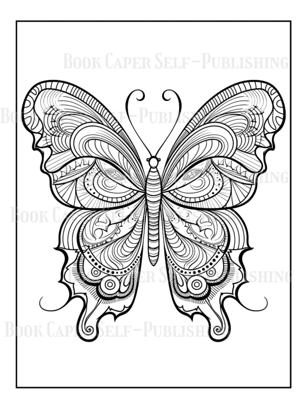 Mandala Butterflies Coloring Book: Anti-Stress, Anxiety, and Relaxation For Adults and Teens