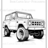 Classic Cars and Trucks Coloring Book: Anti-Stress, Anxiety, and Relaxation For Adults, Teens, and Kids