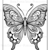 Mandala Butterflies Coloring Book: Anti-Stress, Anxiety, and Relaxation For Adults and Teens