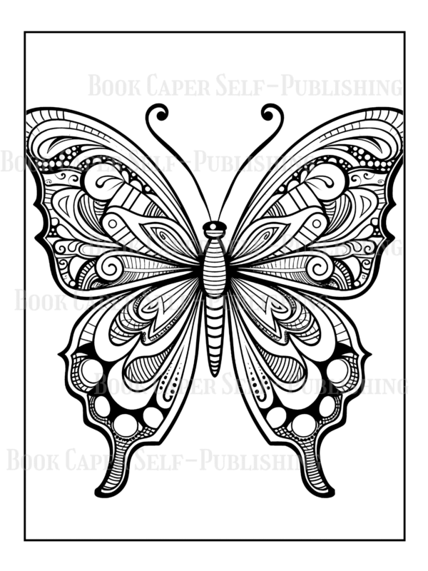 Mandala Butterflies Coloring Book: Anti-Stress, Anxiety, and Relaxation For Adults and Teens
