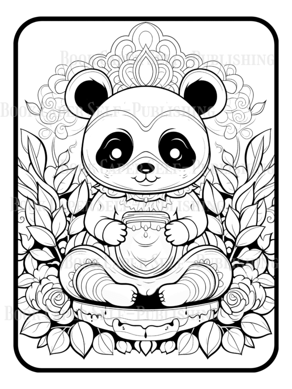 Mandala Panda Coloring Book: Relaxation and Stress Relief for Adults and Teens
