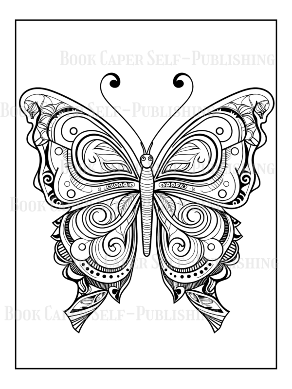 Mandala Butterflies Coloring Book: Anti-Stress, Anxiety, and Relaxation For Adults and Teens