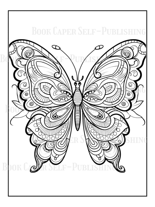 Mandala Butterflies Coloring Book: Anti-Stress, Anxiety, and Relaxation For Adults and Teens