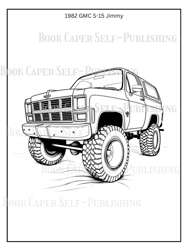 Classic Cars and Trucks Coloring Book: Anti-Stress, Anxiety, and Relaxation For Adults, Teens, and Kids