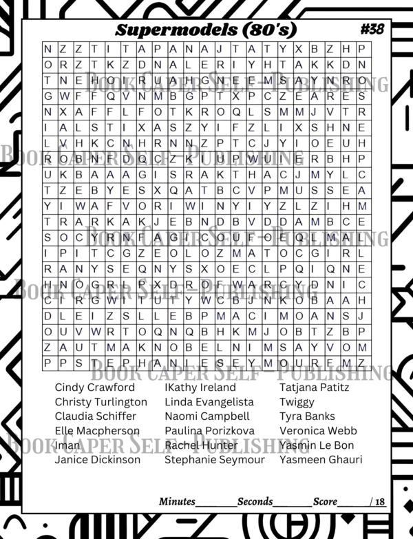 The Glory Days Word Search: 101 Puzzles Across the Decades From the 60's, 70's, 80's 90's & 00's: Captivating Word-Find For Adults and Seniors