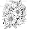Wildflower Dreams Coloring Book: For Seniors, Women, Men, Girls and Boys