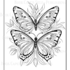 Mandala Butterflies Coloring Book: Anti-Stress, Anxiety, and Relaxation For Adults and Teens