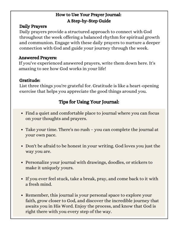 Stepping Stones of Faith: A 2024 Guided Christian Prayer Journal Experience for Teen Boys