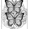 Mandala Butterflies Coloring Book: Anti-Stress, Anxiety, and Relaxation For Adults and Teens